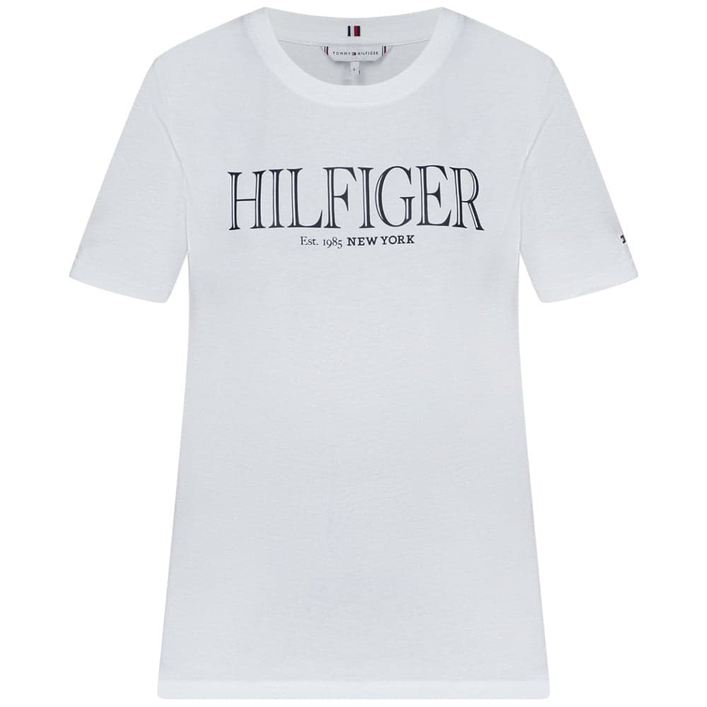 Tommy Hilfiger t-shirt bianca logo WW0WW41043 - 4