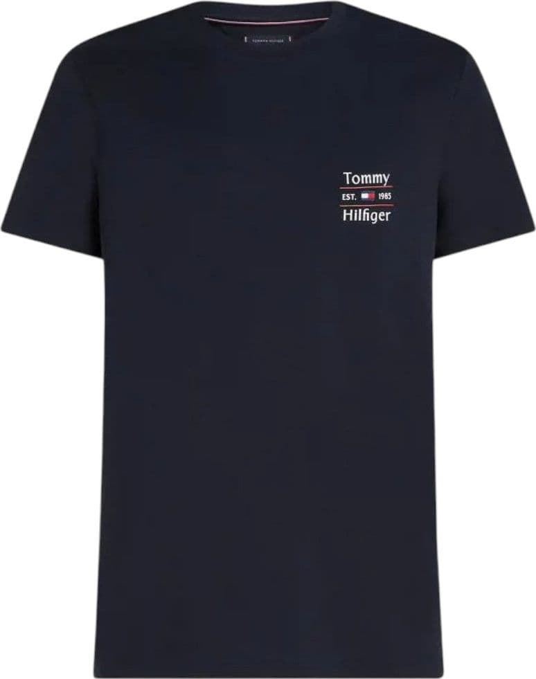 Tommy Hilfiger t-shirt blu con stampa MW0MW38622DW5 - 3