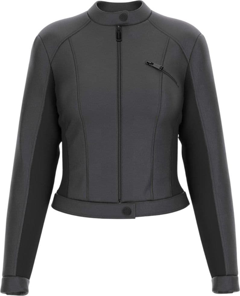Guess giacca nera New Fiammetta W4YL04 WE480 JBLK - 3