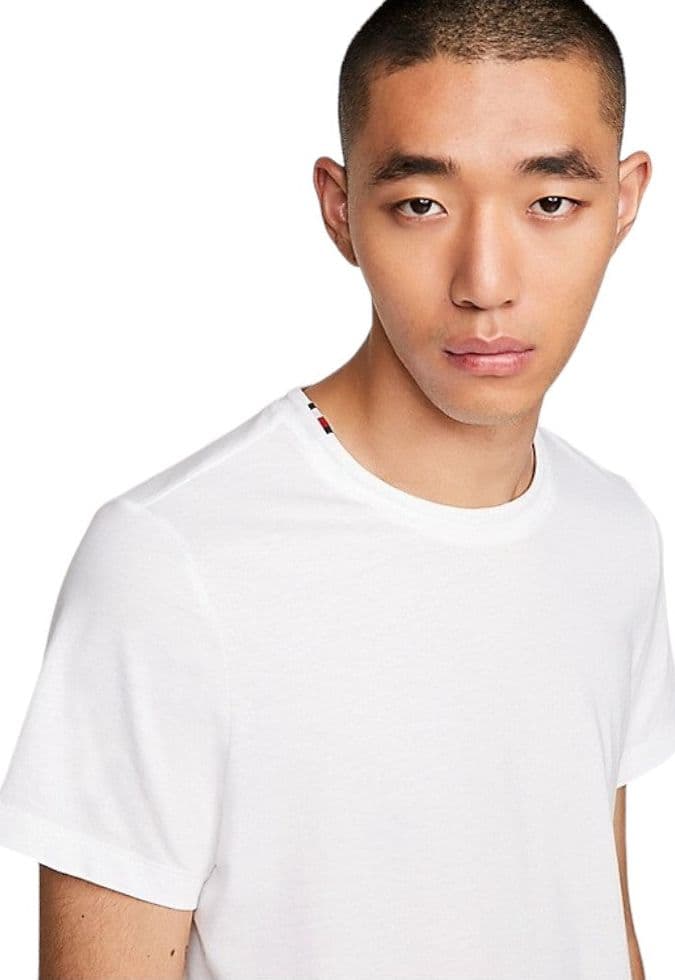Tommy Hilfiger t-shirt bianca MW0MW33892 T-shirt Tommy Hilfiger