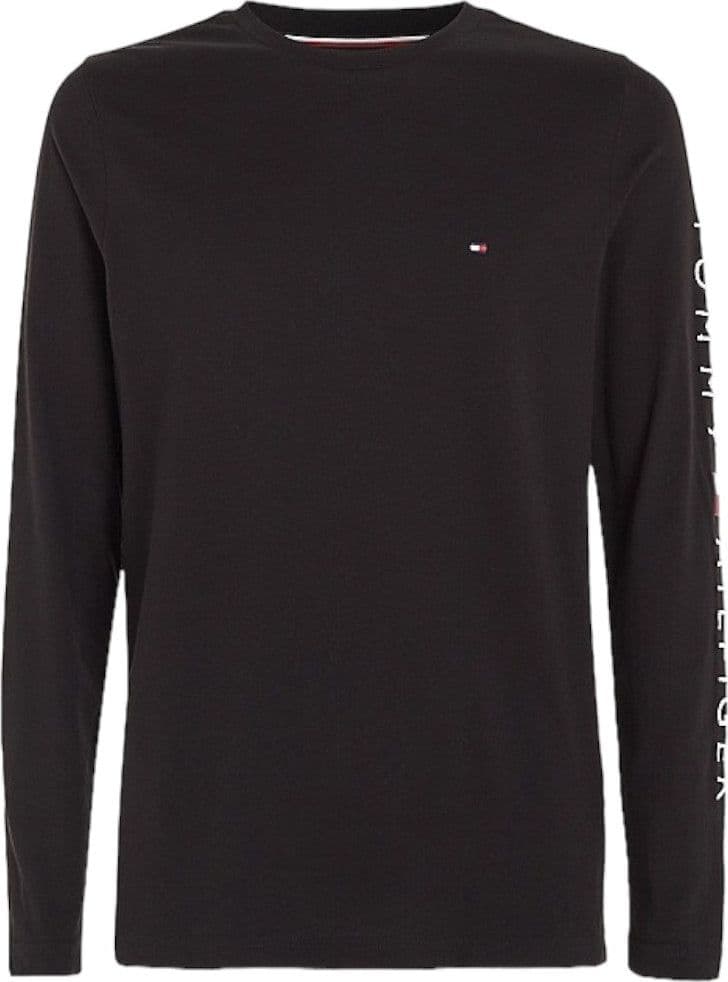 Tommy Hilfiger t-shirt nera manica lunga MW0MW09096 - 5