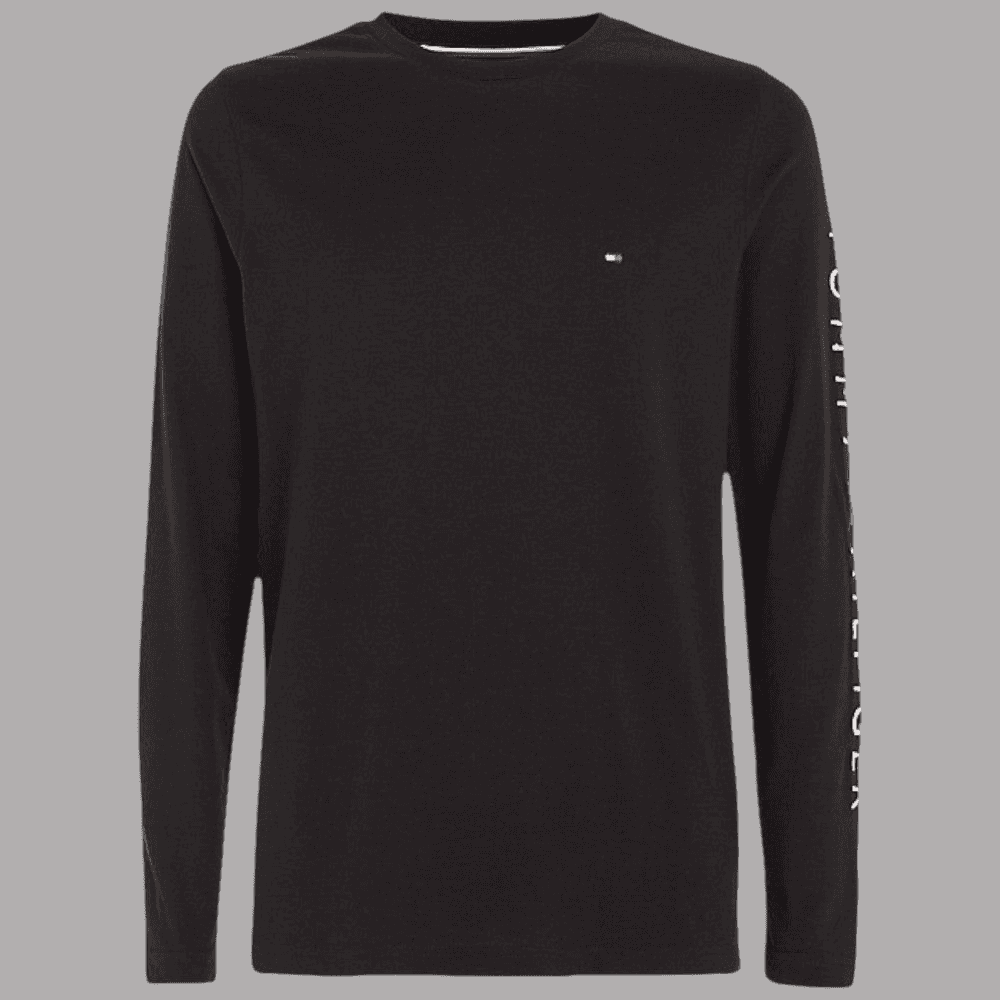 Maglia Tommy Hilfiger in cotone con logo sulla manica - 5
