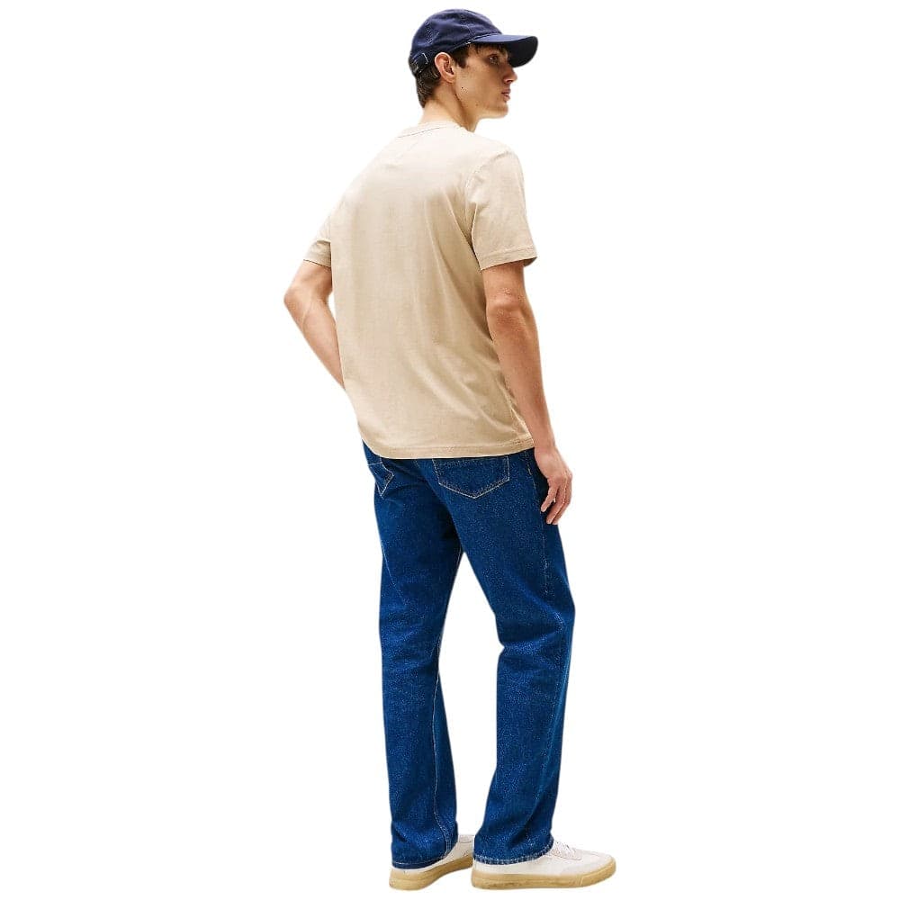 Tommy Hilfiger t-shirt beige con stampa MW0MW38621RBT - 5