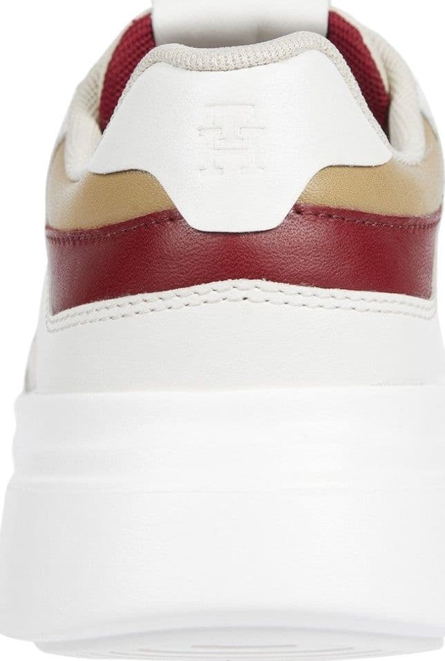 Tommy Hilfiger sneakers bianche/cuoio donna lux pointy court FW0FW07991 Sneakers Tommy Hilfiger