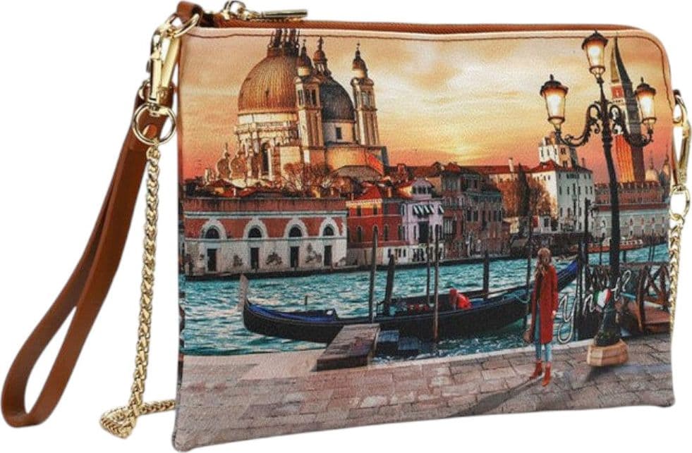YNot borsa tracolla clutch stampa Venice Sunset YES303F4 Borse YNot