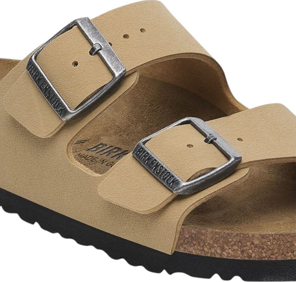 Ciabatte Birkenstock Arizona latte crema Birko-Flor Nubuck 1029151 Ciabatte Birkenstock