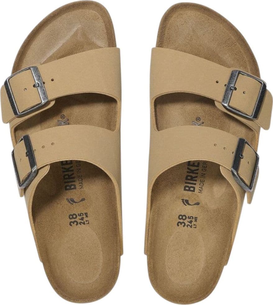 Ciabatte Birkenstock Arizona latte crema Birko-Flor Nubuck 1029151 Ciabatte Birkenstock