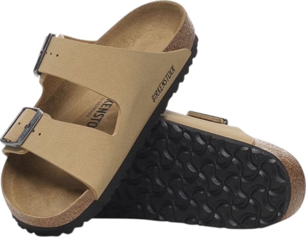 Ciabatte Birkenstock Arizona latte crema Birko-Flor Nubuck 1029151 Ciabatte Birkenstock
