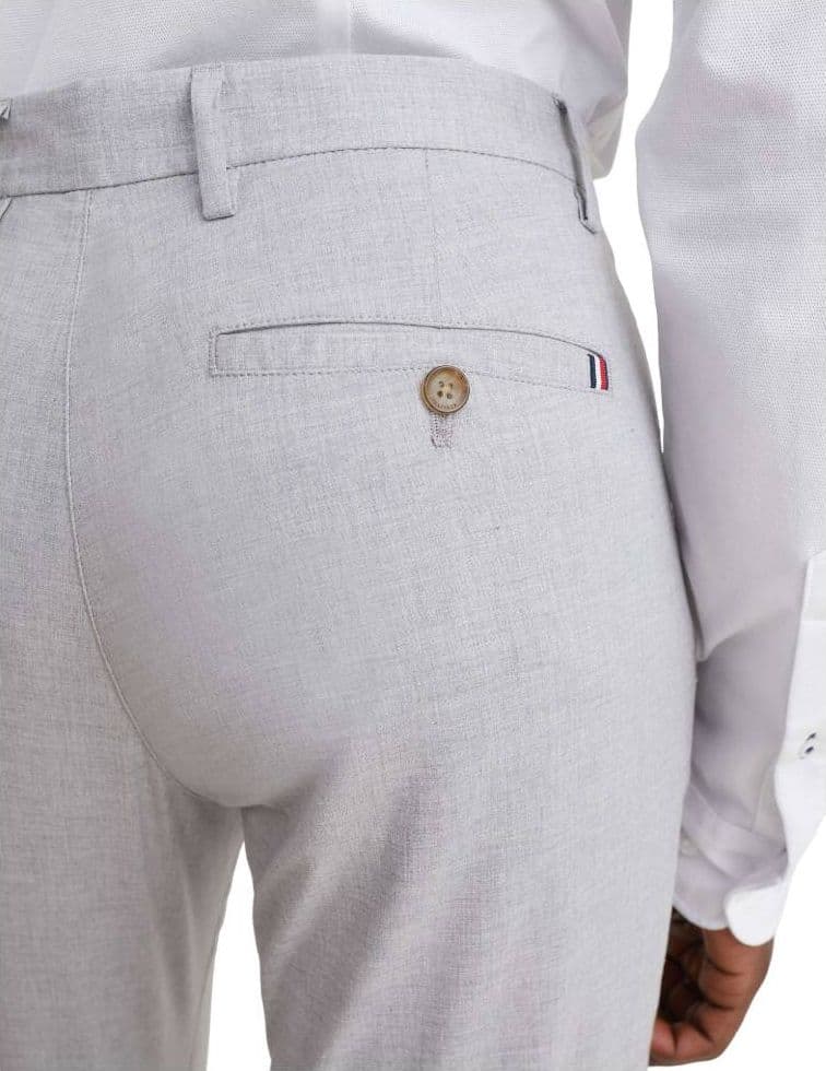 Tommy Hilfiger pantalone chinos grigio MW0MW23487 Pantaloni Tommy Hilfiger