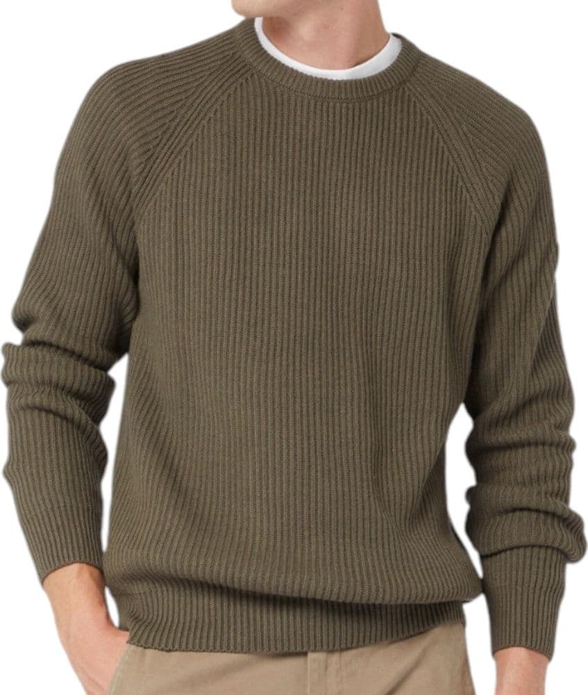North Sails maglione pullover uomo verde militare 699810 Maglieria North Sails