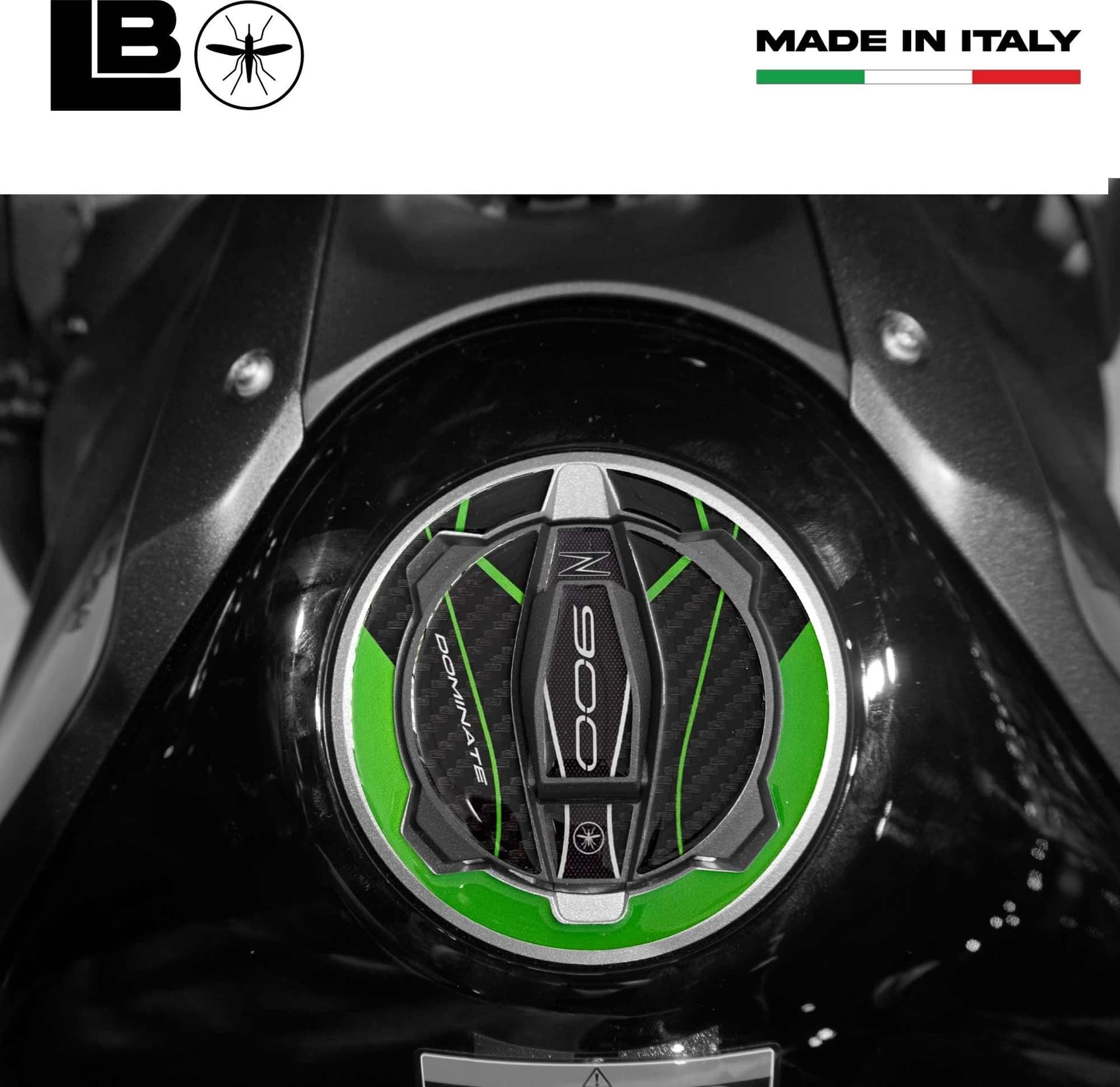Adesivo 3D Protezione Tappo Serbatoio compatibile con Kawasaki Z900 2018-2024 - 21