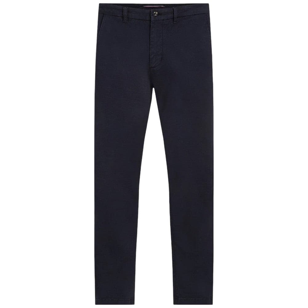 Tommy Hilfiger pantaloni chino Bleecker strutturato blu MW0MW35636 Pantaloni Tommy Hilfiger