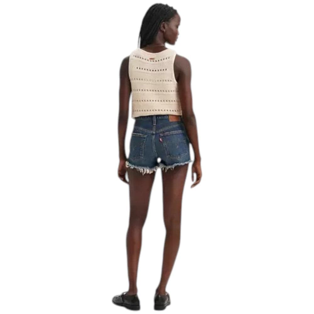 Levi's shorts 501 original 56327-0411 denim scuro Bermuda LEVI'S