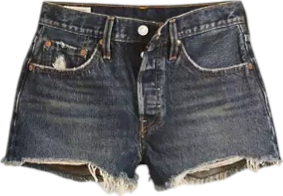 Shorts Levi's 501 Original Vintage Vita Alta in Cotone 100% - 6
