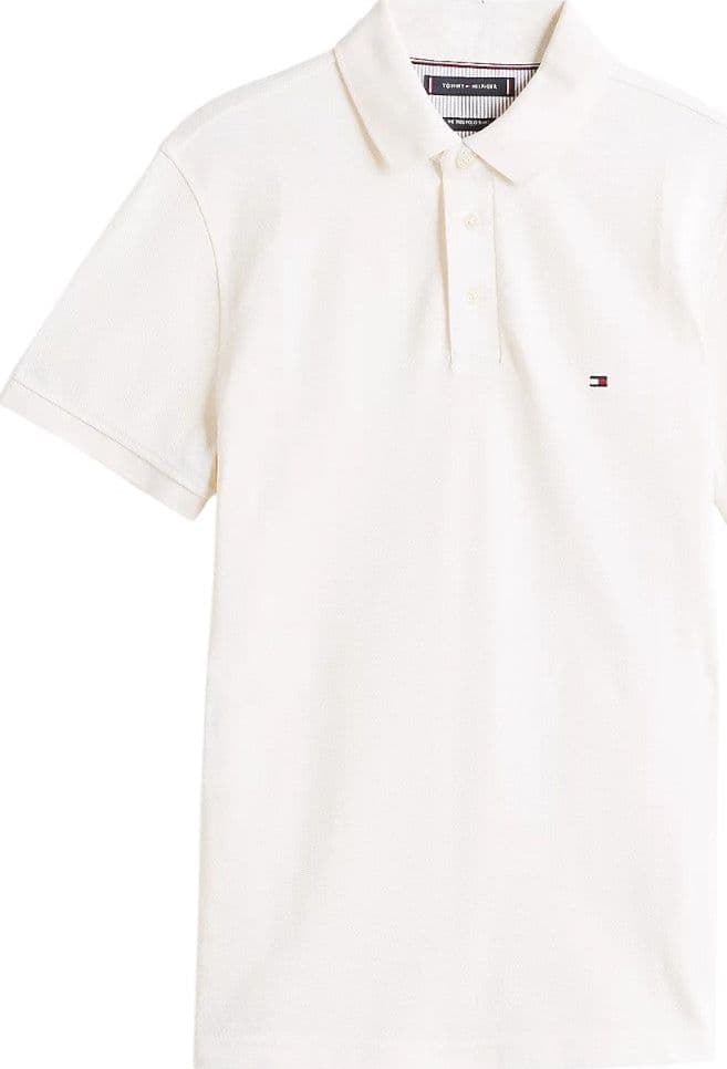 Tommy Hilfiger maglietta polo avorio TH 1985 MW0MW17771Z00