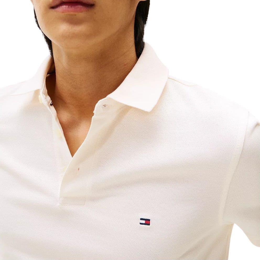 Tommy Hilfiger maglietta polo avorio TH 1985 MW0MW17771Z00 Polo Tommy Hilfiger