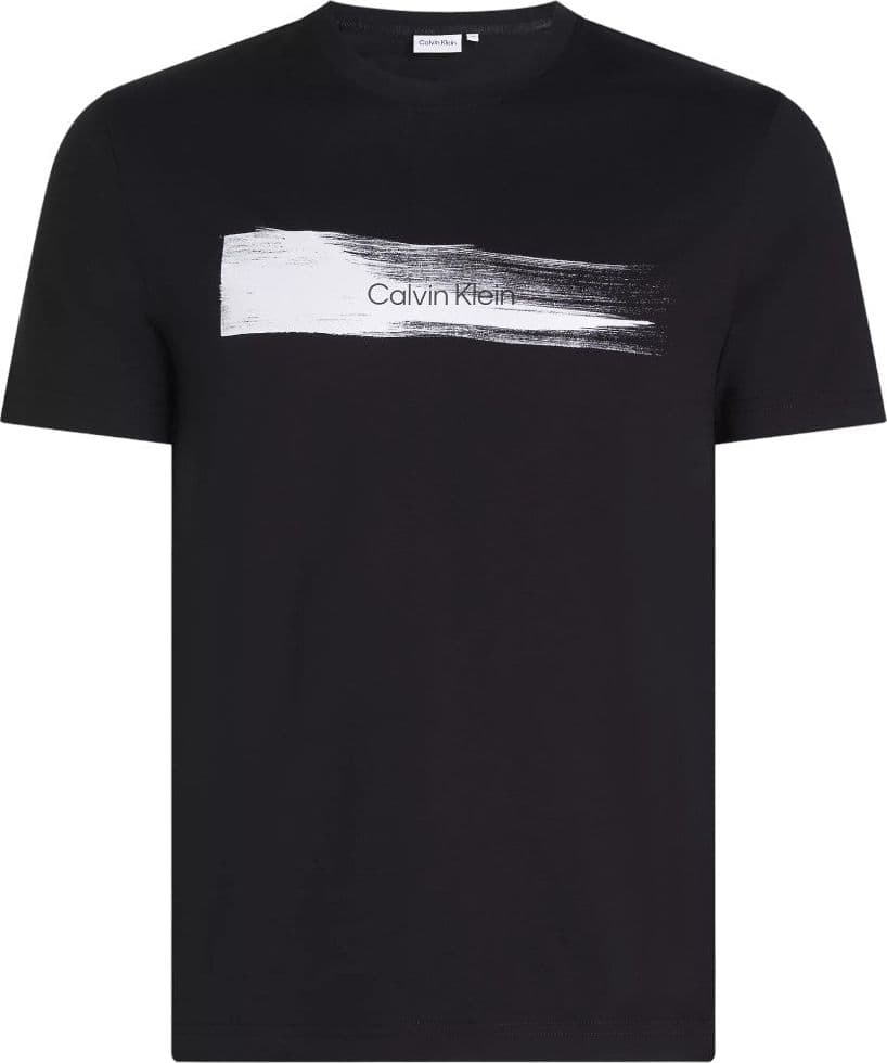 Calvin Klein t-shirt nera brush logo K10K113113 - 3