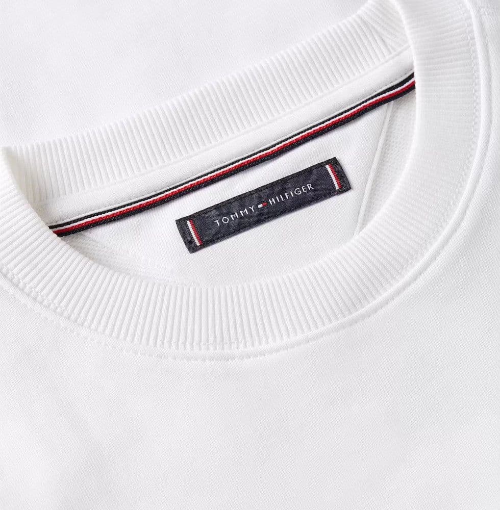 Tommy Hilfiger felpa bianca MW0MW37237YBR Felpe Tommy Hilfiger