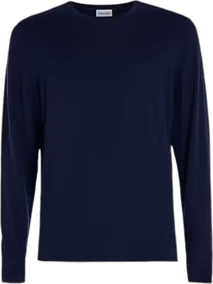 Calvin Klein maglioncino merino blu K10K109474CHW - 5