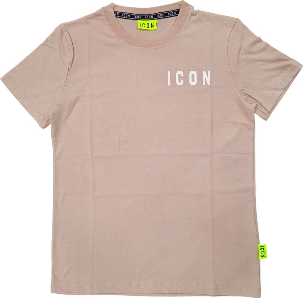 ICON t-shirt beige logo lato cuore ICUS2S5T022 - 2