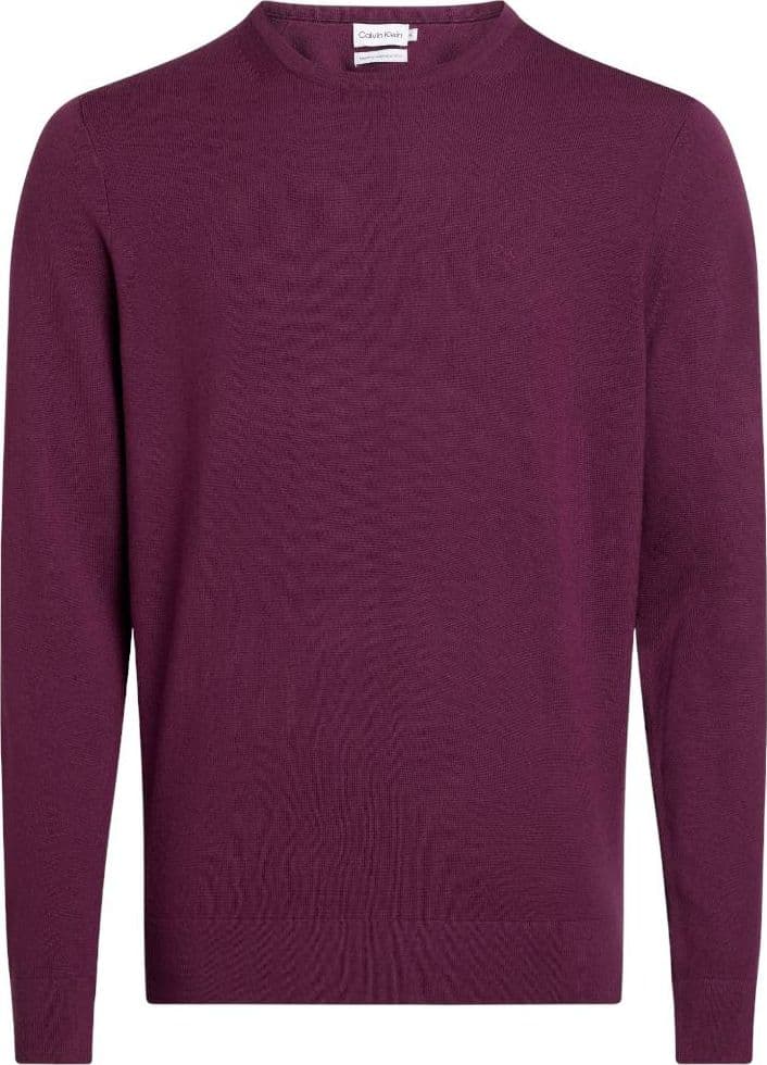 Calvin Klein maglioncino merino prugna K10K109474 - 3