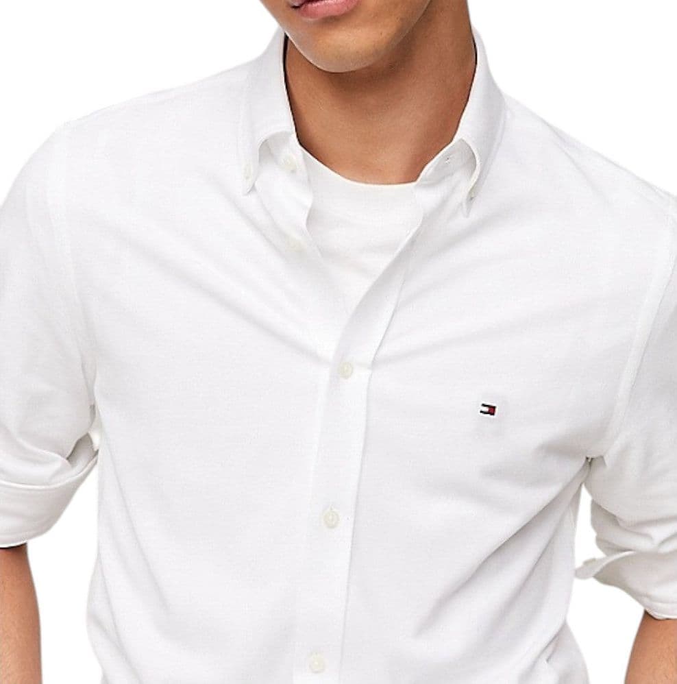 Tommy Hilfiger camicia bianca 1985 MW0MW30675 Camicie Tommy Hilfiger