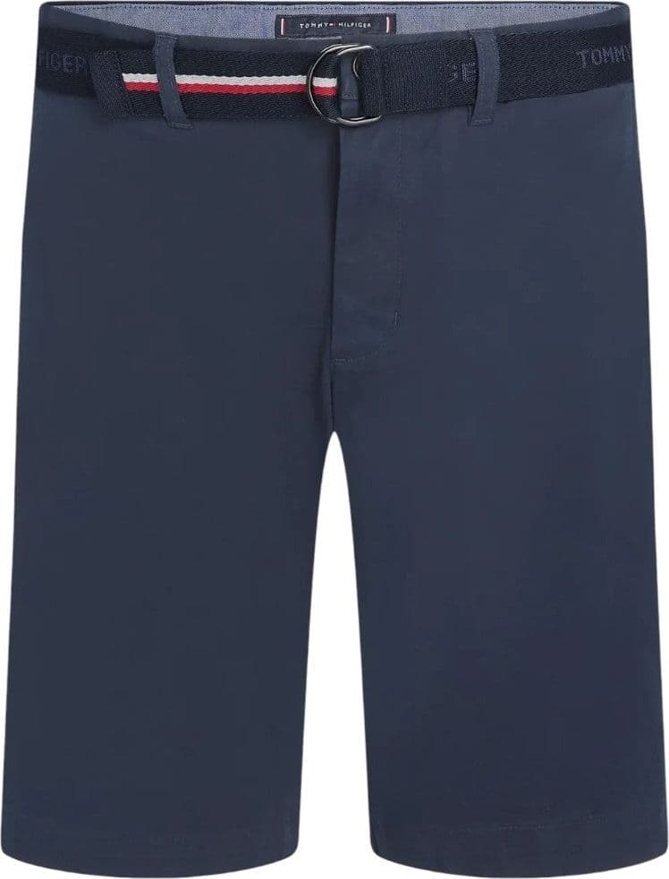 Tommy Hilfiger bermuda in twill blu con cintura MW0MW24874DW5 - 5