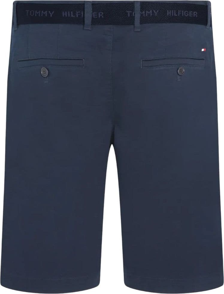 Tommy Hilfiger bermuda in twill blu con cintura MW0MW24874DW5 Bermuda Tommy Hilfiger