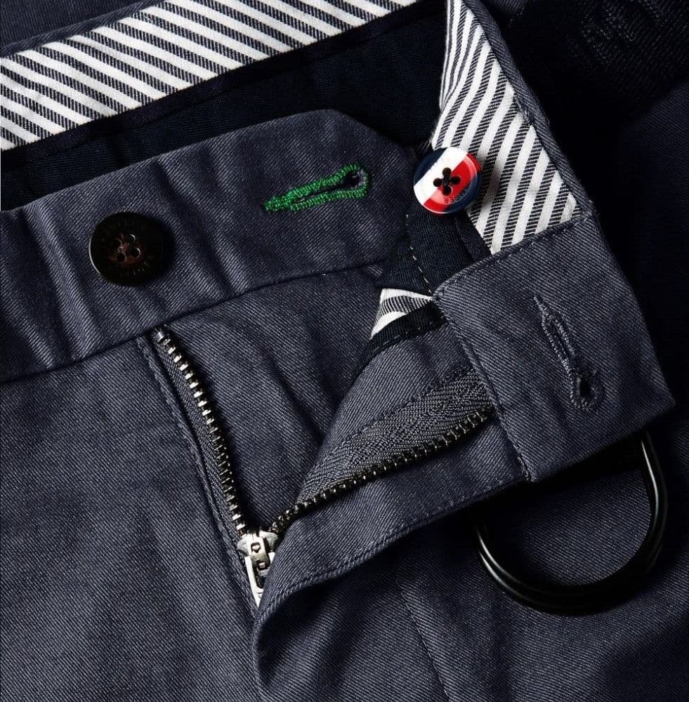 Tommy Hilfiger bermuda in twill blu con cintura MW0MW24874DW5 Bermuda Tommy Hilfiger