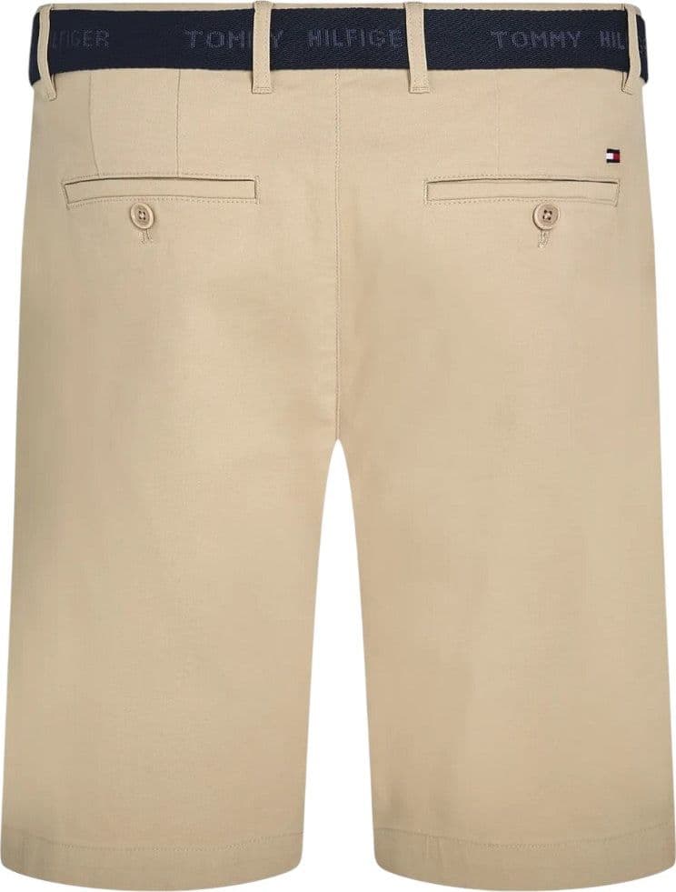 Tommy Hilfiger bermuda in twill beige con cintura MW0MW24874RBT Bermuda Tommy Hilfiger