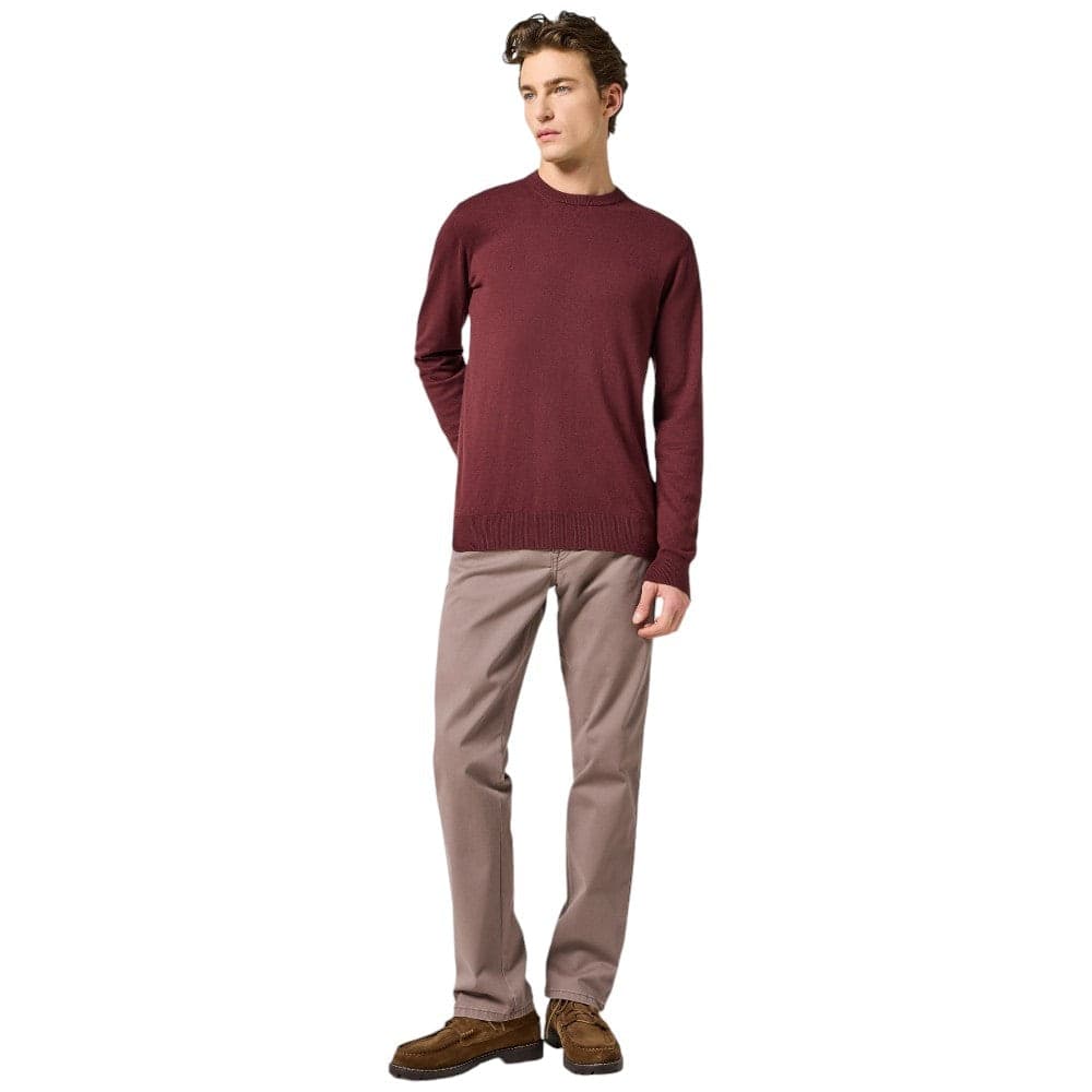 Wrangler pullover maglioncino bordò 112357203 - 5