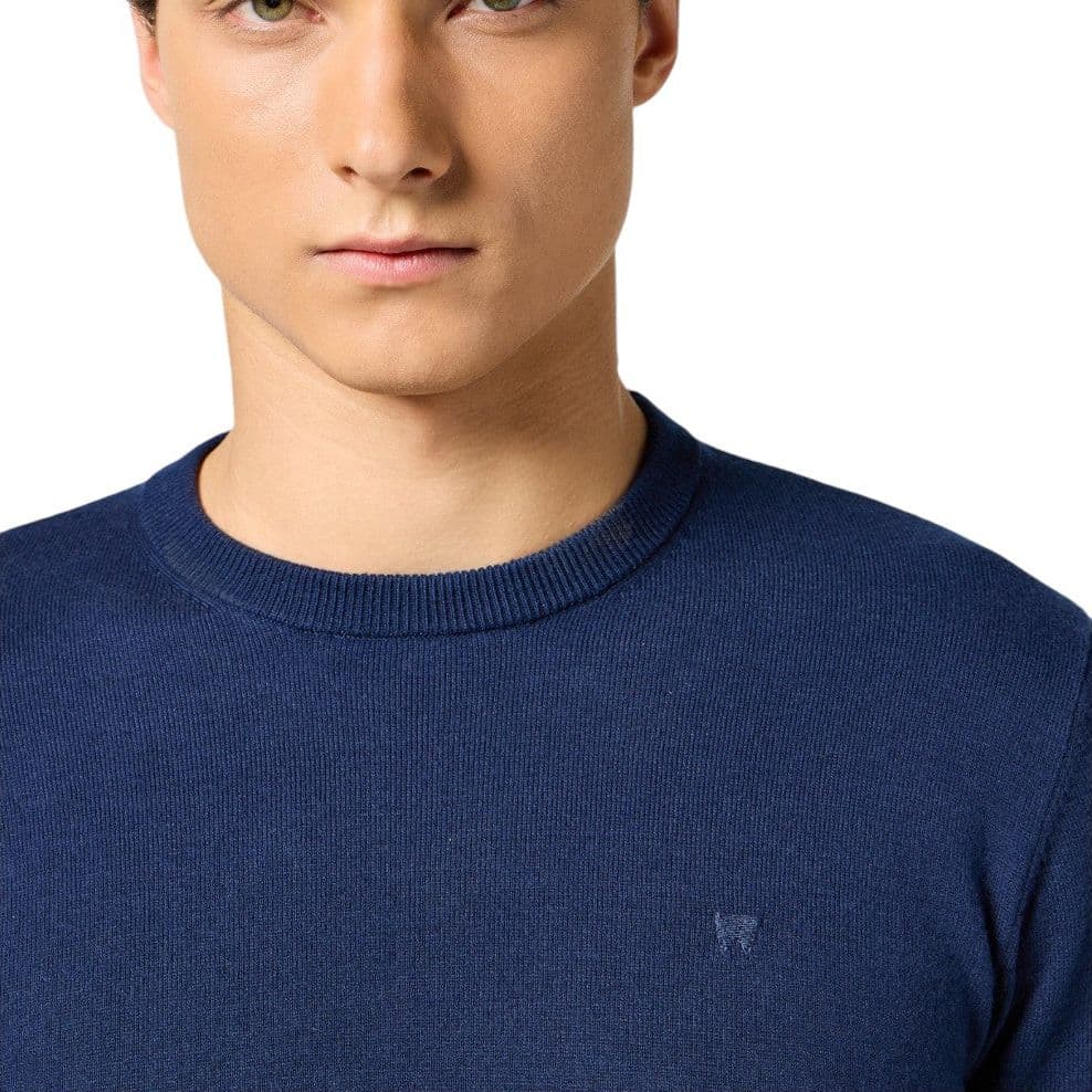 Wrangler pullover maglioncino blu 112357427 Maglieria Wrangler
