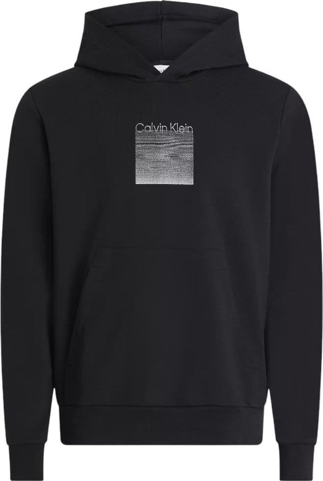 Calvin Klein felpa nera cappuccio K10K113087