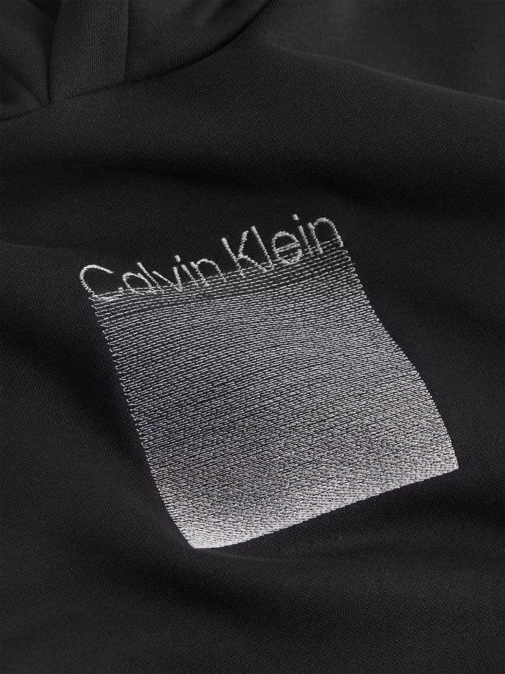 Calvin Klein felpa nera cappuccio K10K113087 Felpe Calvin Klein