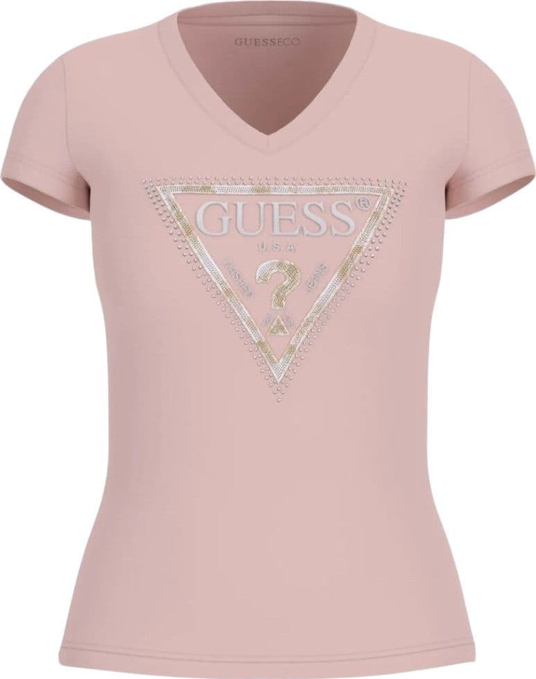 Guess t-shirt rosa chiaro logo Python W5RI21 J1314 A61L - 2