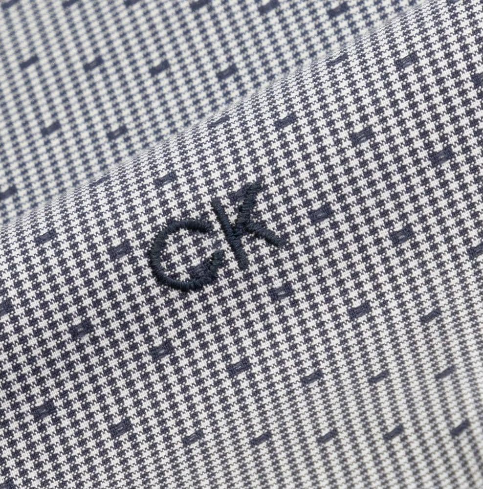 Calvin Klein camicia blu scuro micro pois K10K112587 - 3