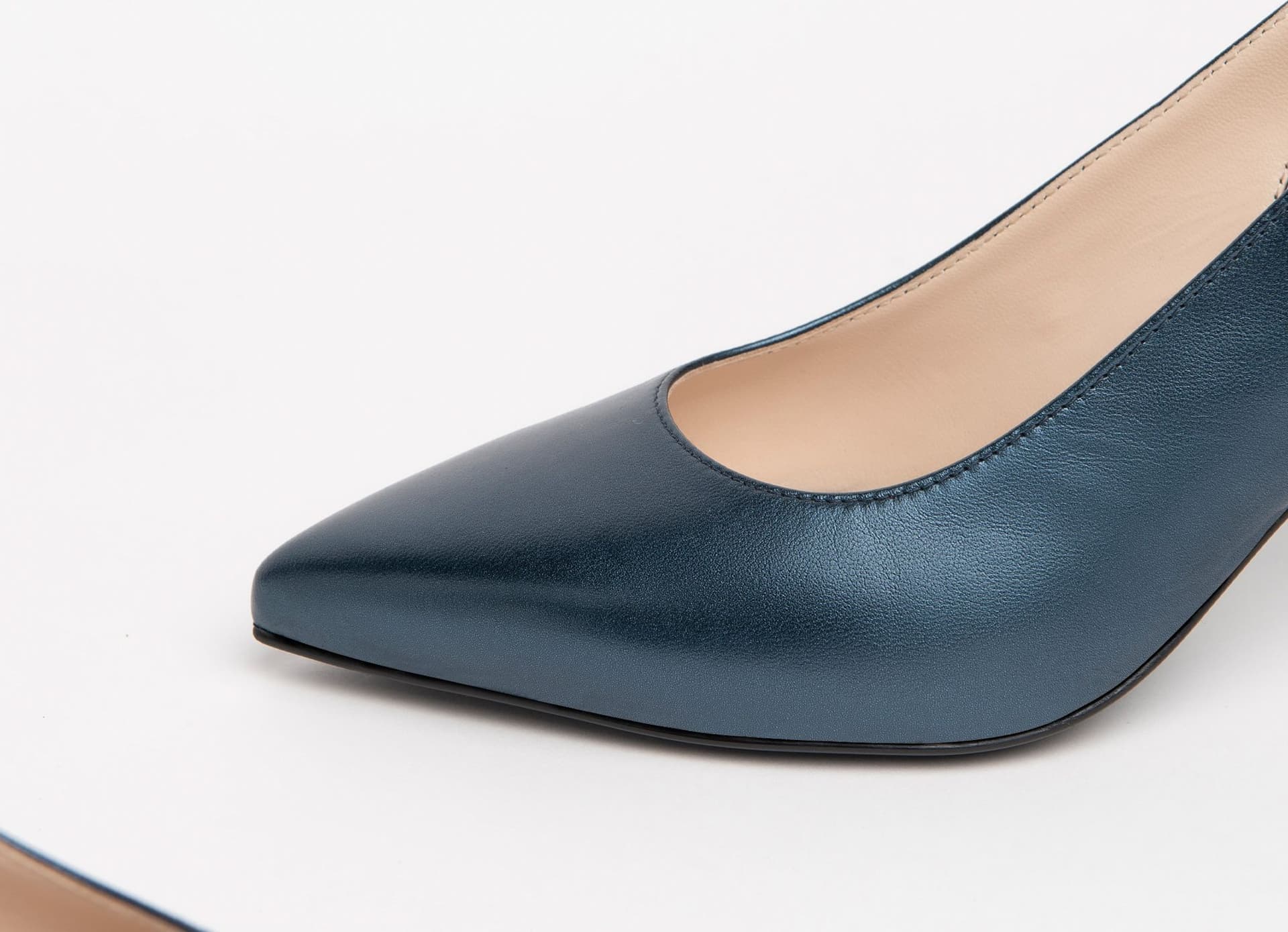 Nero Giardini slingback laminata blu E218342DE201 - 3