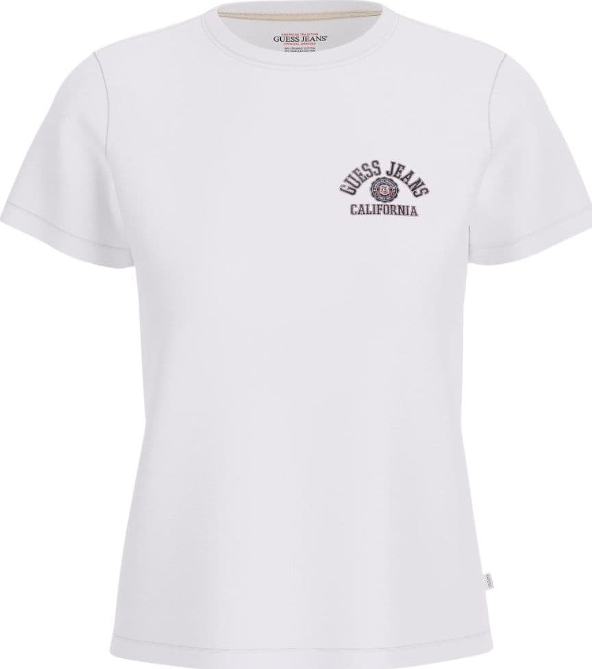 Guess jeans t-shirt bianca con stampa W5RI55 J1314 G011 - 3