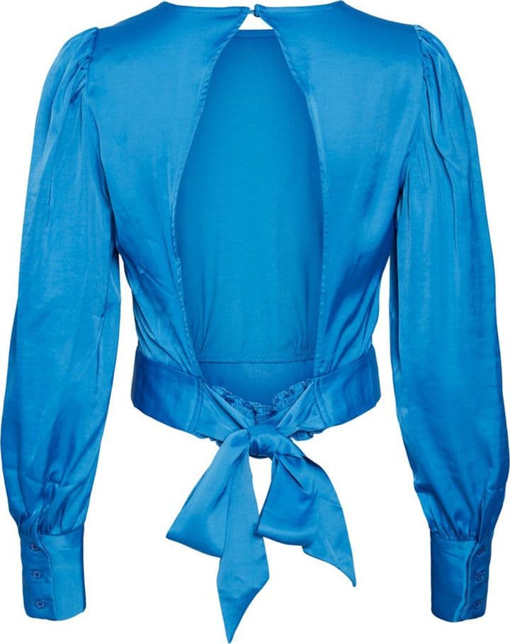 Vero Moda top cropped azzurro Natalia Camicie Vero Moda