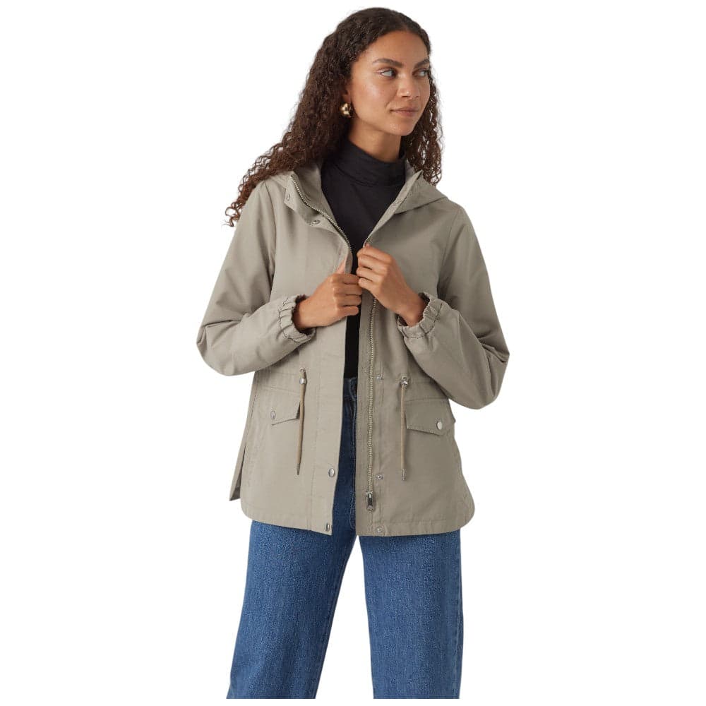Vero Moda giacca verde parka corto primaverile Paisley 10301577 - 7