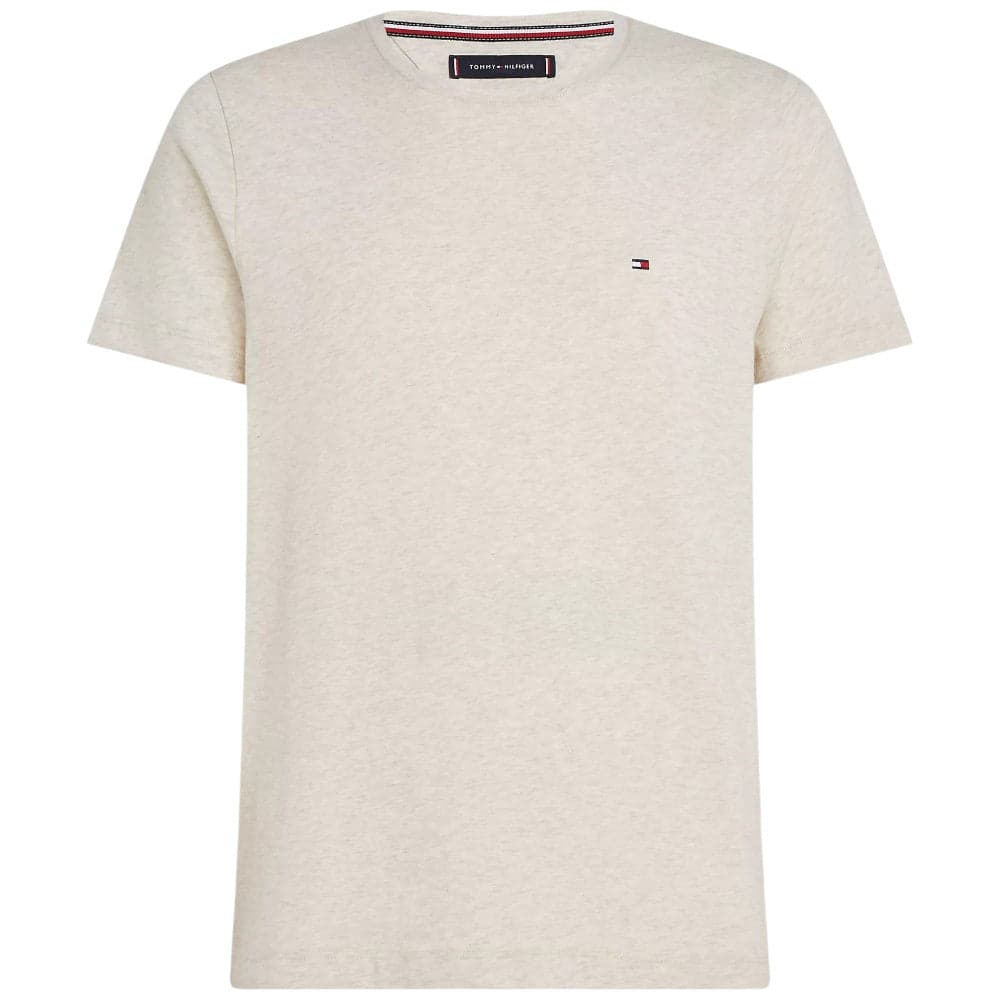 Tommy Hilfiger t-shirt slim fiammata beige MW0MW10800 - 4