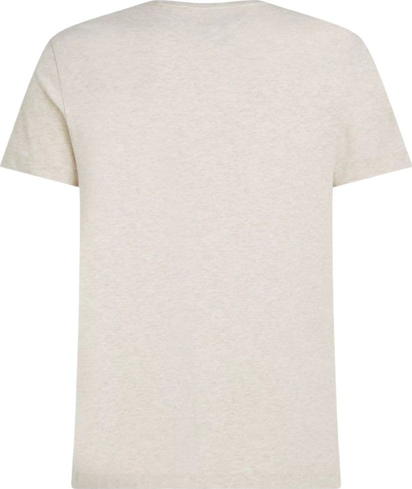 Tommy Hilfiger t-shirt slim fiammata beige MW0MW10800 T-shirt Tommy Hilfiger