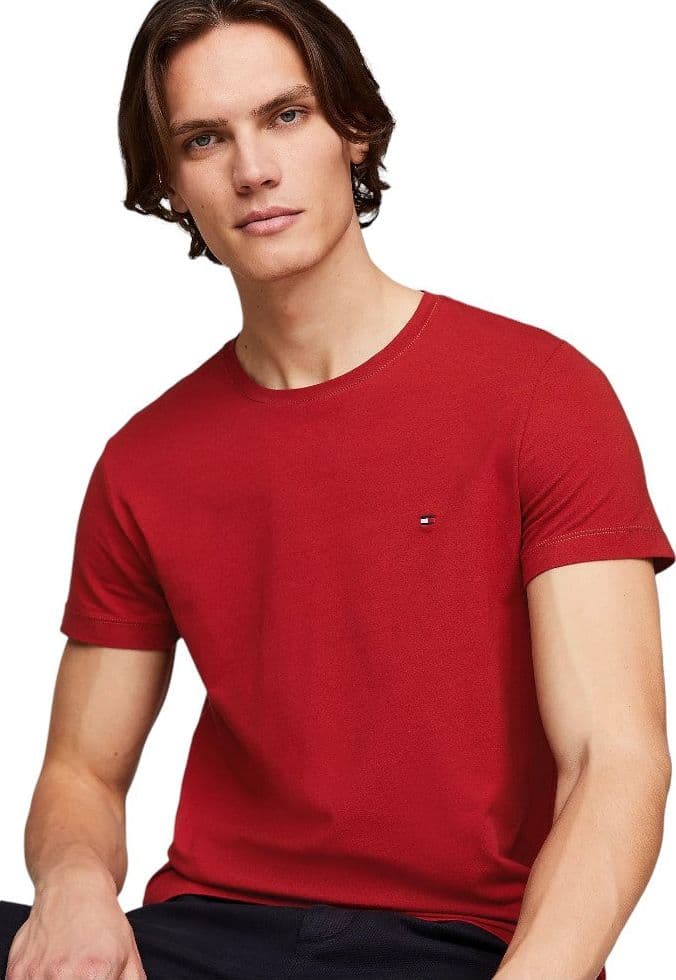 Tommy Hilfiger t-shirt slim dark magma MW0MW10800 T-shirt Tommy Hilfiger