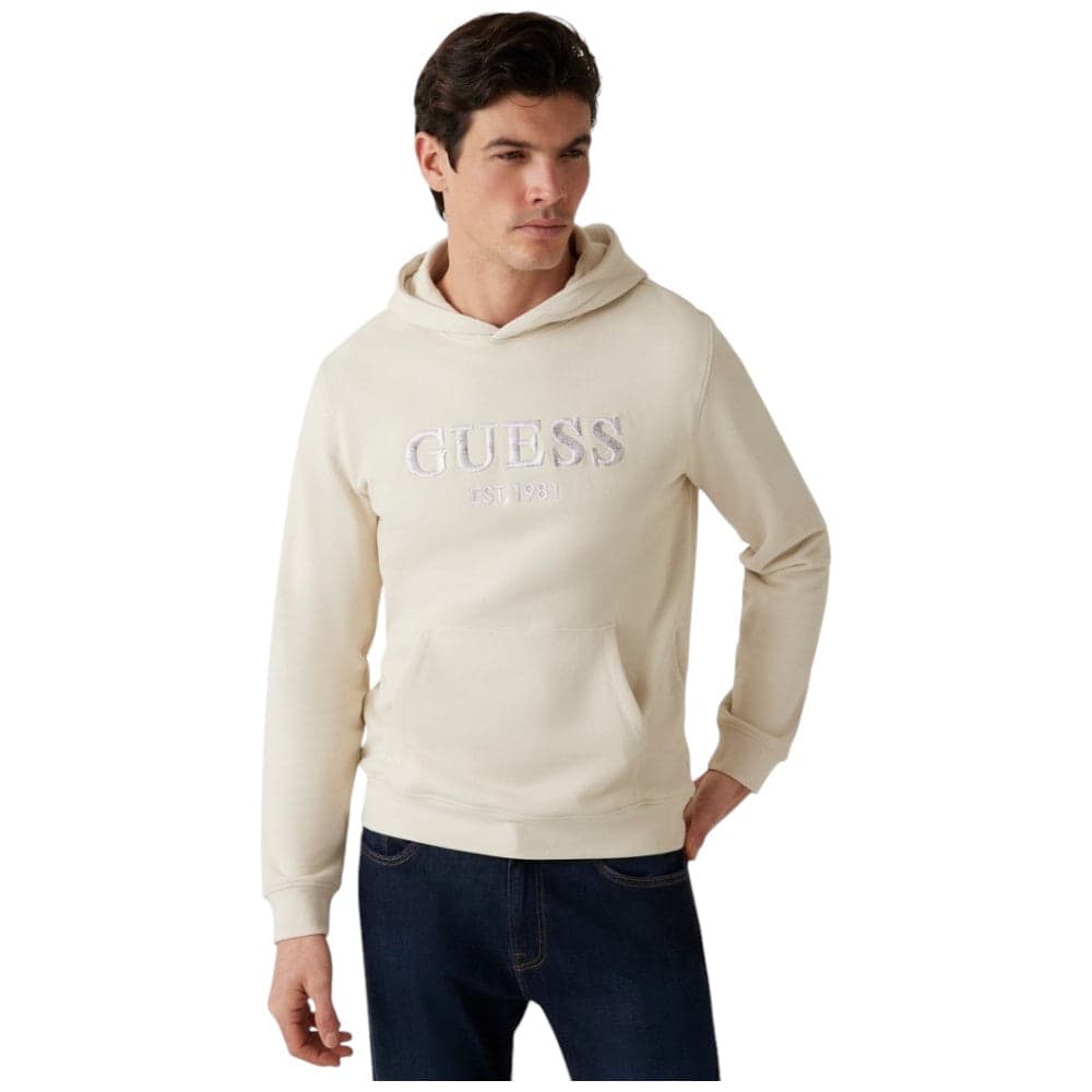 Guess felpa cappuccio crema Beau M5GQ36 KCN01 G1V7 - 6
