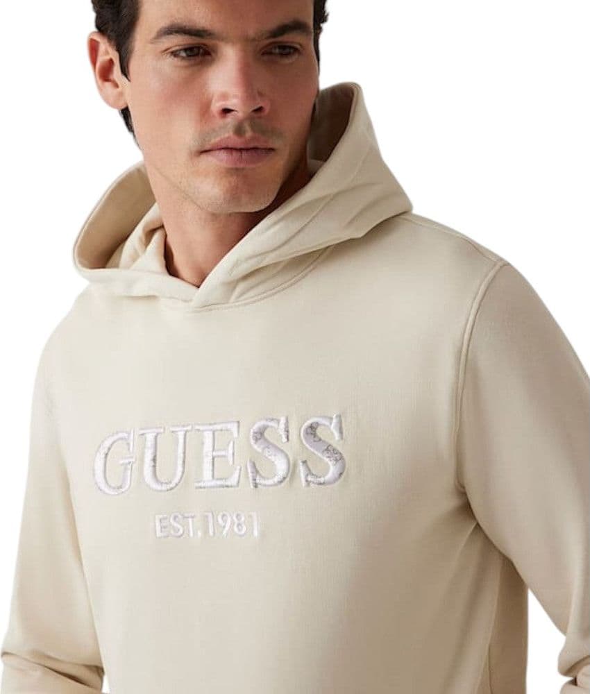 Guess felpa cappuccio crema Beau M5GQ36 KCN01 G1V7 Felpe Guess