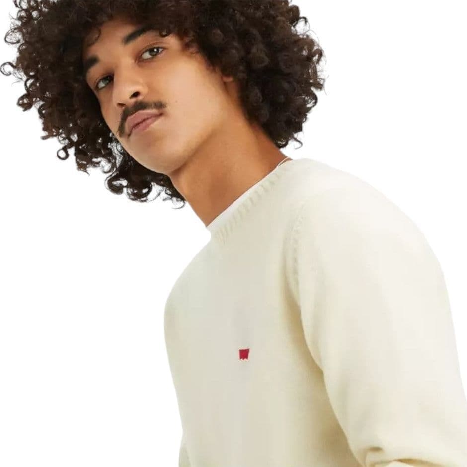 Levi's pullover crema maglione uomo A43200020 Maglieria LEVI'S