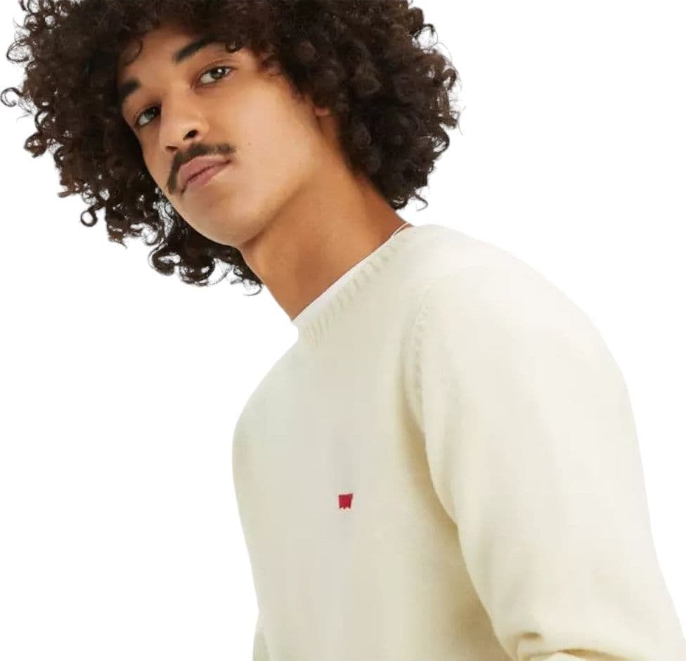 Levi's pullover crema maglione uomo A43200020 Maglieria LEVI'S