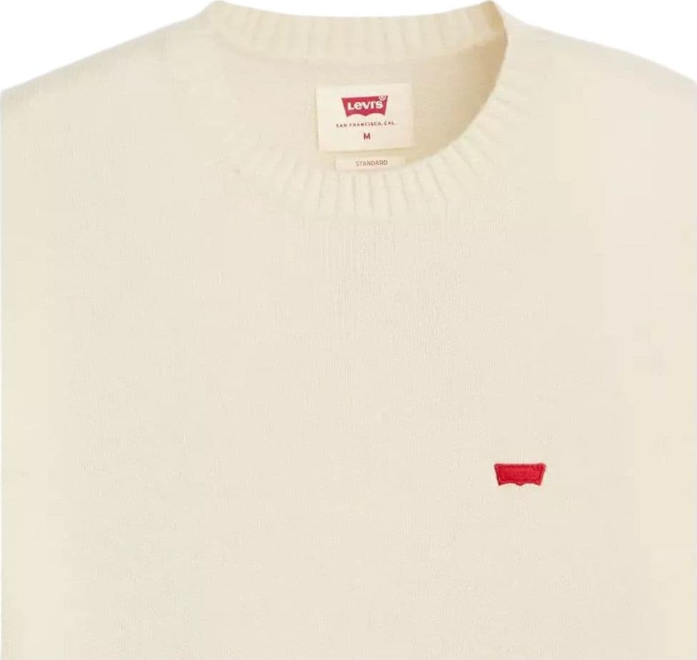 Levi's pullover crema maglione uomo A43200020 Maglieria LEVI'S