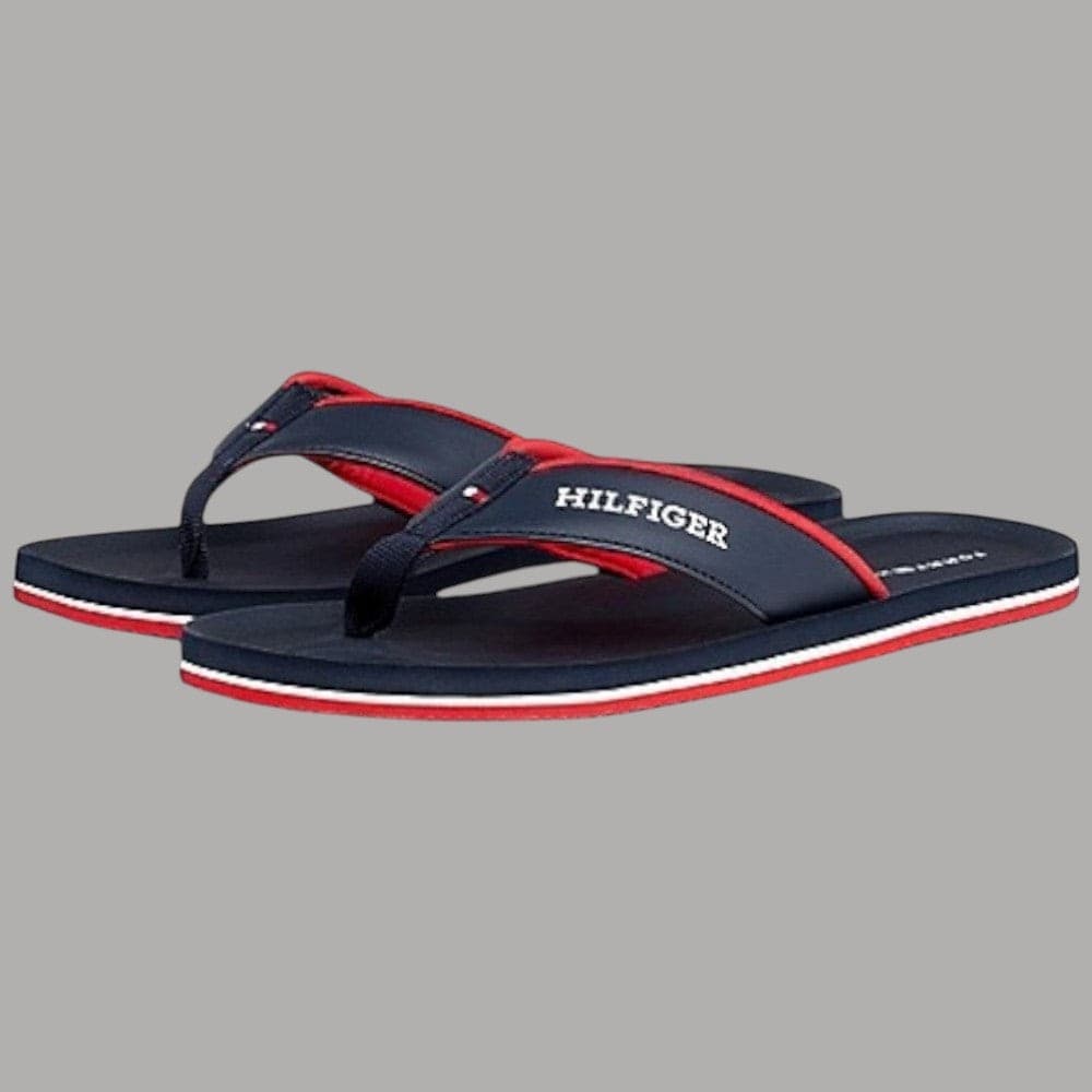 Tommy Hilfiger infradito blu Comfort Hilfiger Beach FM0FM05029 Infradito Tommy Hilfiger