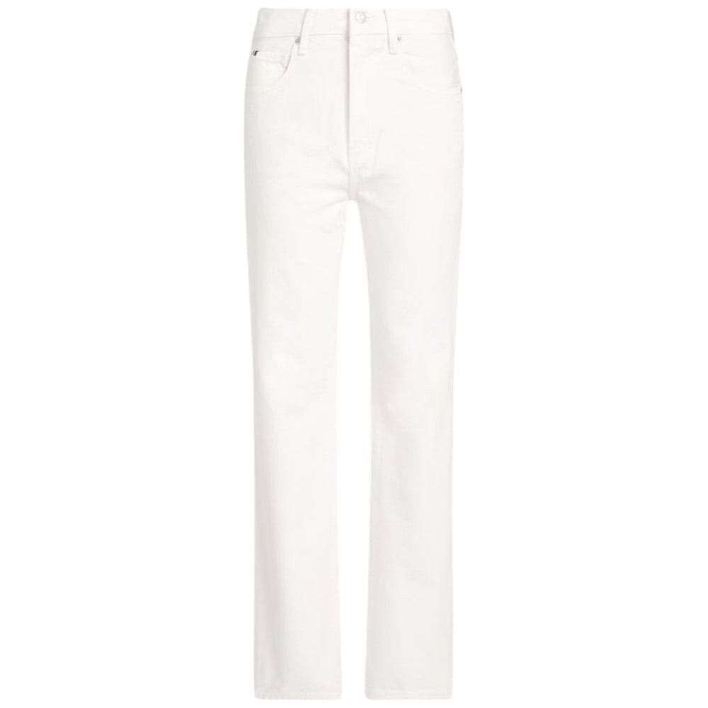 Tommy Hilfiger jeans bianco donna relaxed bootcut WW0WW42194 - 5